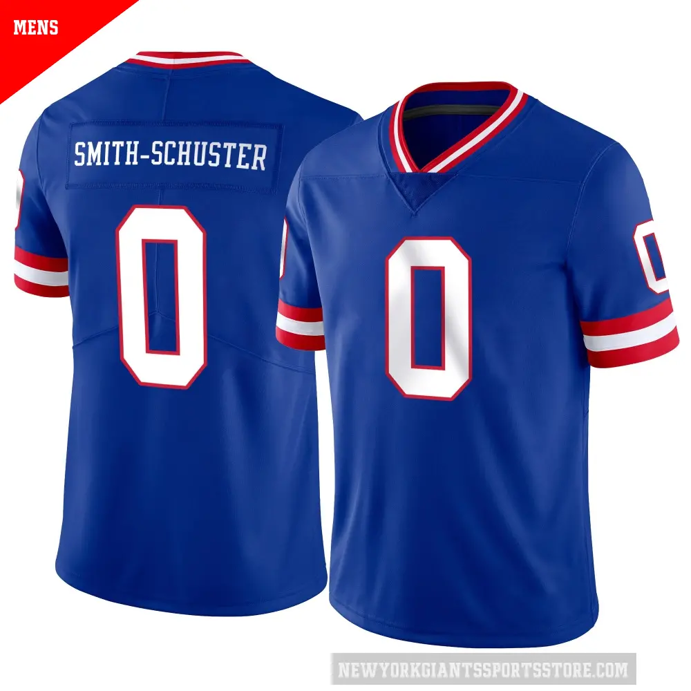 Men's New York Giants ＃0 JuJu Smith-Schuster Limited Classic Vapor Jersey