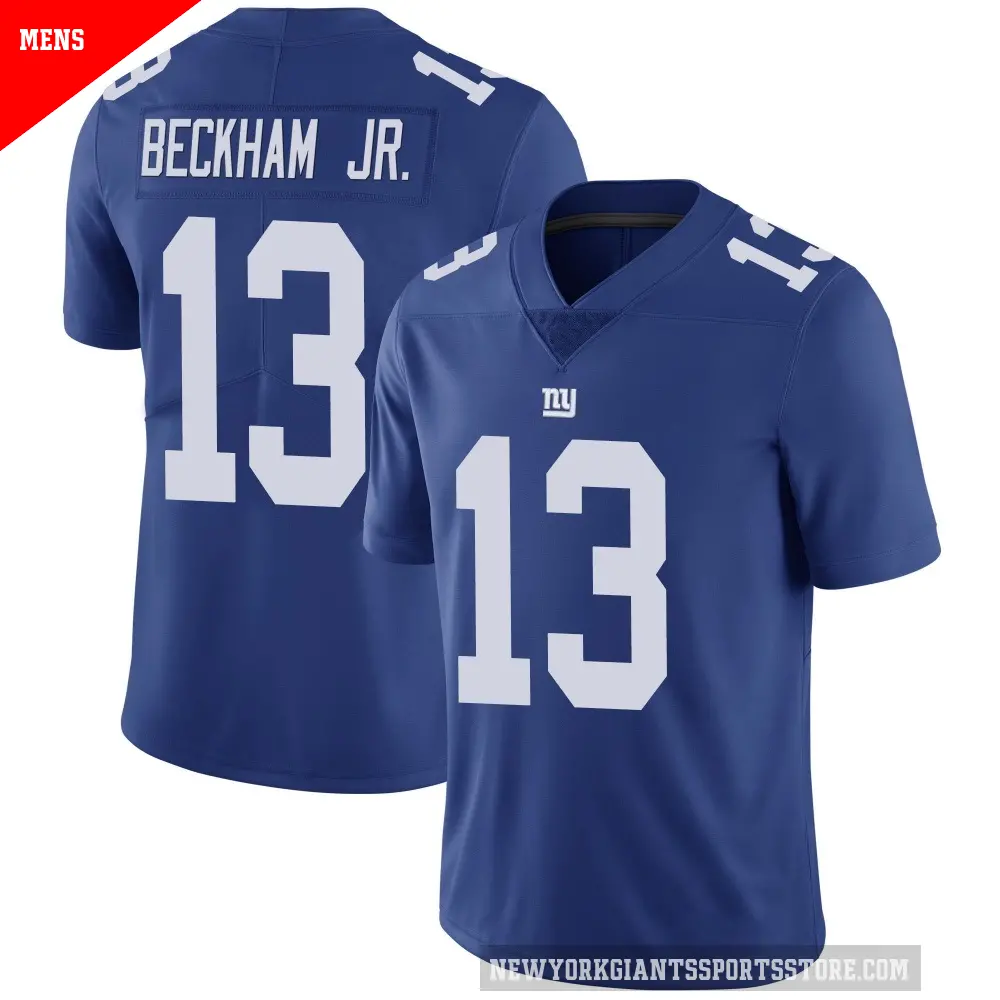 Men's New York Giants ＃13 Odell Beckham Jr. Royal Limited Team Color Vapor Untouchable Jersey